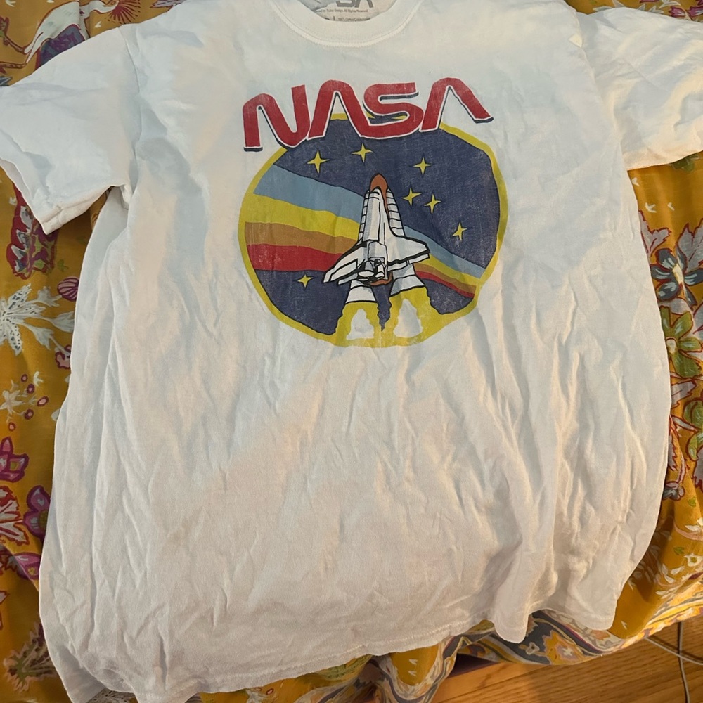 NASA White Short Sleeve Tee